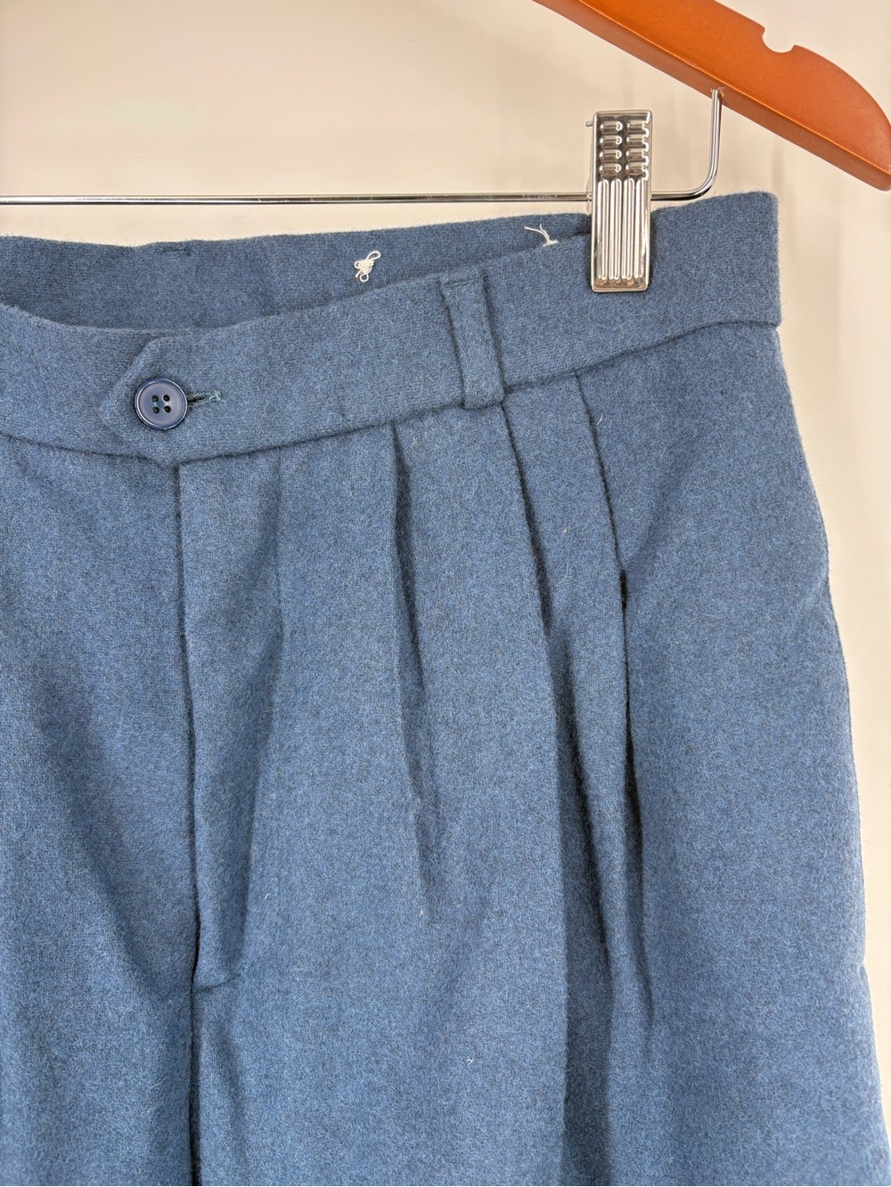 VTG DVF Old Money Wide Leg Cropped Pleated High Rise Trouser Pant NWT Women 12 - Picture 3 of 16